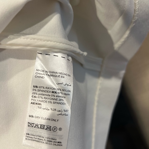NWT Chico’s white blazer. - Picture 5 of 6